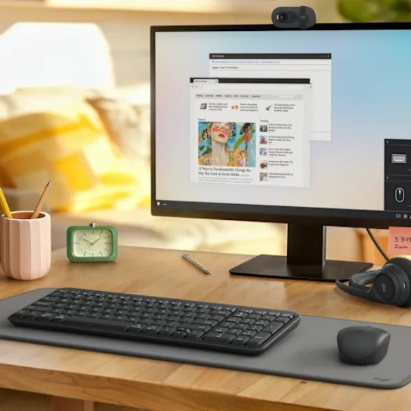 Teclado y Mouse - Logitech MK250 - Inalámbrico Bluetooth - Español - Negro - 920-013513
