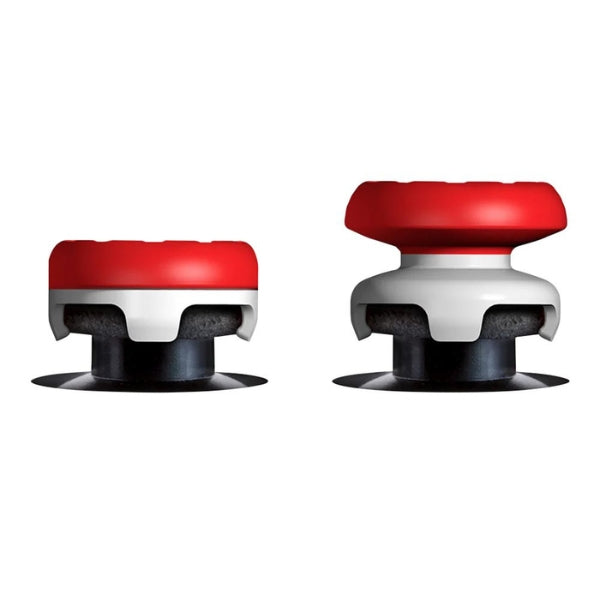 Thumbsticks - Gaming - KontrolFreek - FPS - Freek - Inferno - PlayStation - 4 - PlayStation - 5 - High - Rise - Mid - Rise - 6150-PS5 - Rojo - Blanco