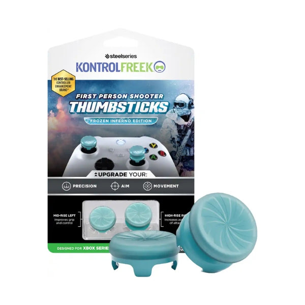 Grips para sticks analógicos KontrolFreek Frozen Inferno Edition FPS para Xbox - 6156-XBX - Azul