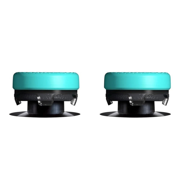 Thumbsticks - Gaming - KontrolFreek - Lotus - Xbox - One - Xbox - Series - X - Xbox - Series - S - 2 - Mid - Rise - Concave - 7102-XBX - Teal - Clear