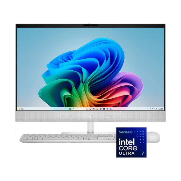Todo-en-uno-Dell-27-Intel-Core-Ultra-7-355-(2,3-GHz)-16-GB-DDR5-1-TB-NVMe-M,2-Intel-Graphics-130-W-Win-11-Home-Light-Ash