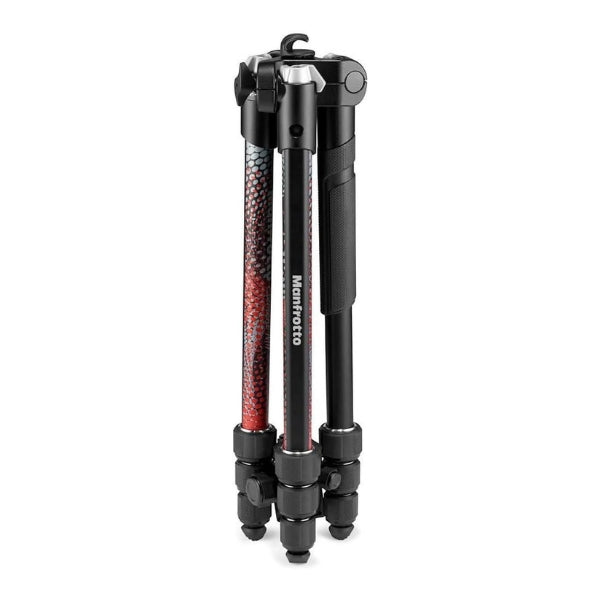 Trípode Manfrotto Element MII - Aluminio - 4 Secciones - Cabeza de Bola - Rojo