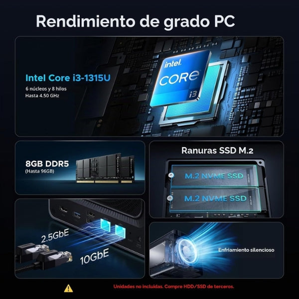 UGreen NASync DXP4800 Pro 4-Bay Diskless NAS — vista 8