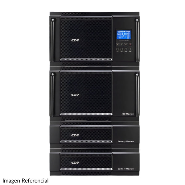 UPS - CDP UPO22-15RT-KIT - 15kVA 12kW - Online Doble Conversión - Rack/Torre - Alto Rendimiento - Banco de Baterías Externo