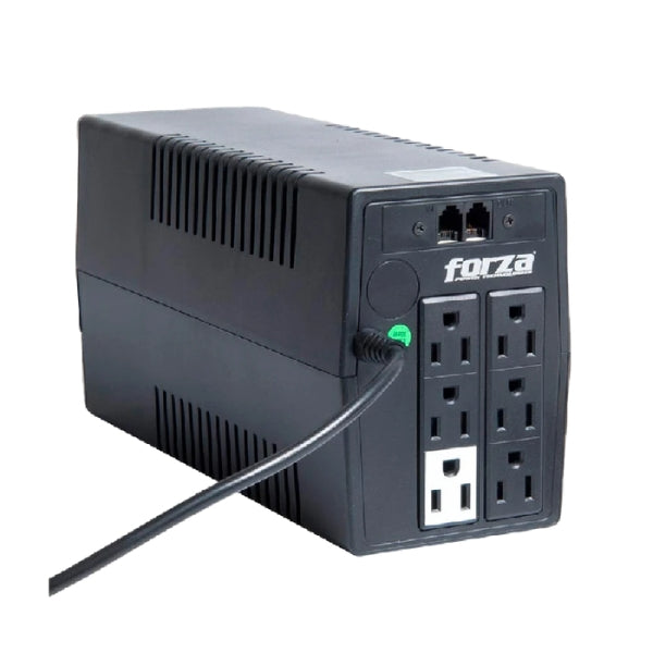 UPS - Forza - BT-751 - 750VA - 450W - 120V - 8 Tomas - Interactivo - Senoidal Simulada - Respaldo Energía 