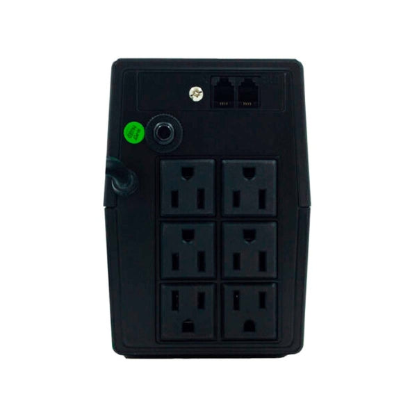 UPS - SmartBitt SMA-SBNB750DR - 750VA - 375W - AVR - 6 Salidas NEMA 5-15R - 120V - Negro-back