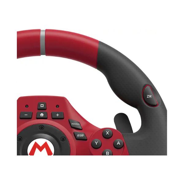 Volante Gaming Visco Mario Kart Racing Wheel Pro Deluxe para Nintendo Switch - Pedales Incluidos - 873124008616