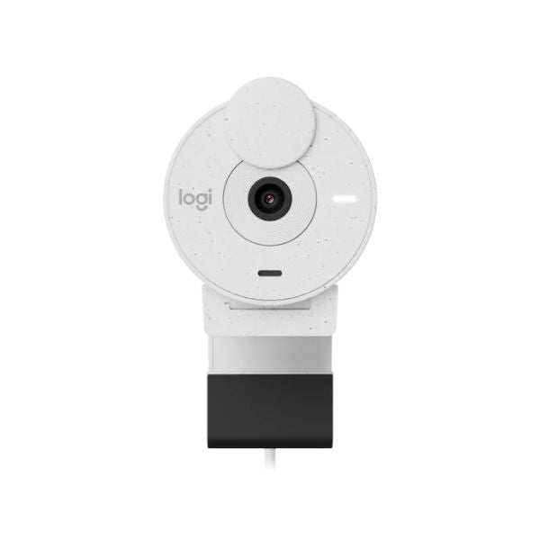 Webcam-Logitech-Brio-300-blanco-front