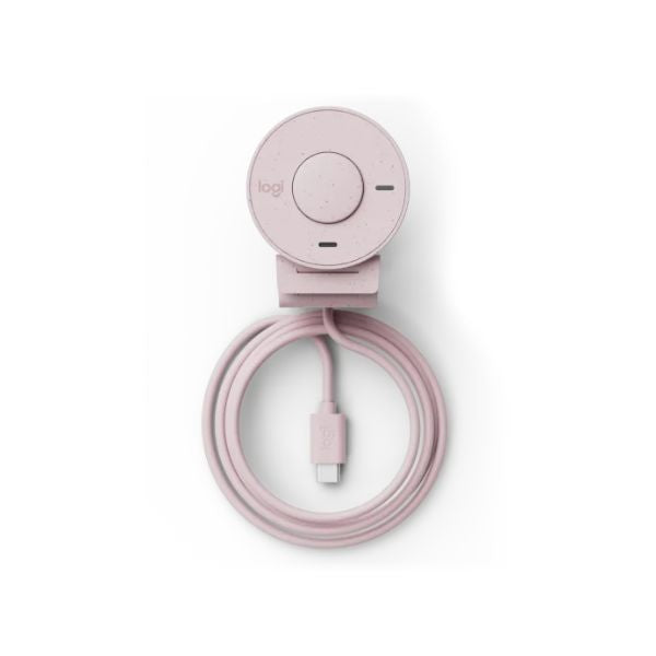 Webcam-Logitech-Brio-300-rosa-back