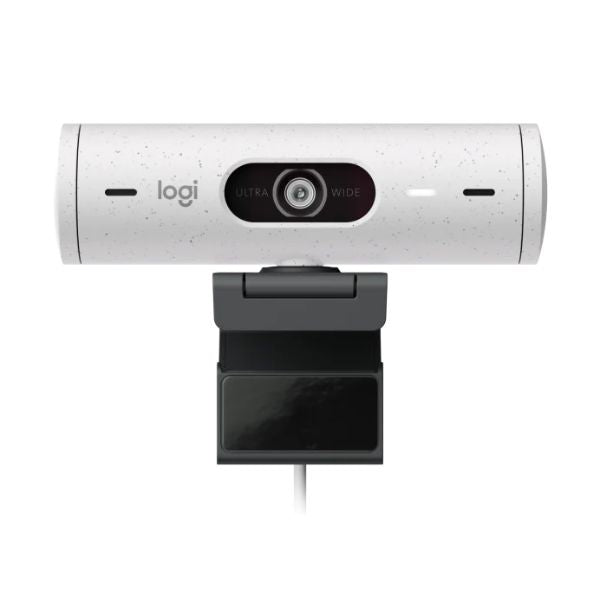 Webcam-Logitech-Brio-500-blanco-front