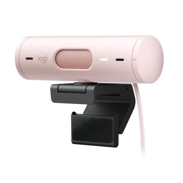 Webcam-Logitech-Brio-500-rosado-close