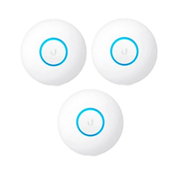 WiFi-Ubiquiti-UniFi-UAP-nanoHD-3-Nuevo-4x4-MU-MIMO-Wave-2-802,11ac-Access-Point-Empresarial,-3-Pack,-Clientes-Concurrentes-200+