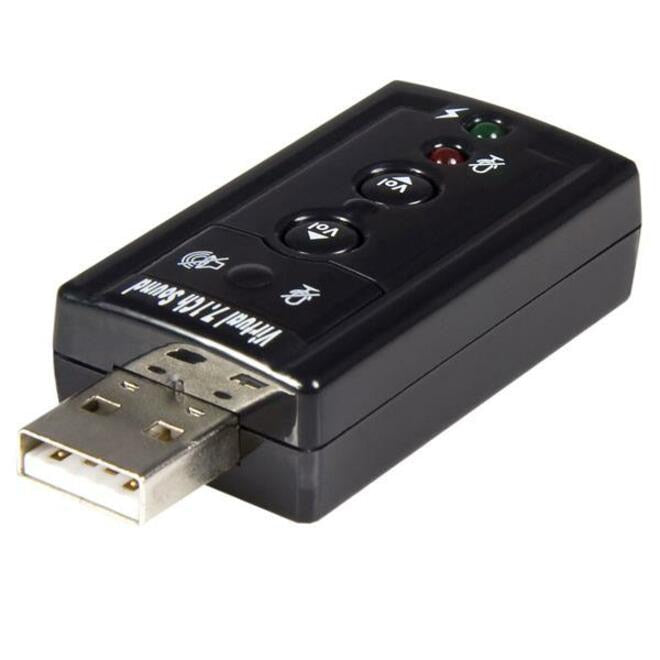 Accesorio de Audio StarTech.com StarTech Virtual 7.1 USB Stereo Audio Adapter External Sound Card - vista 7