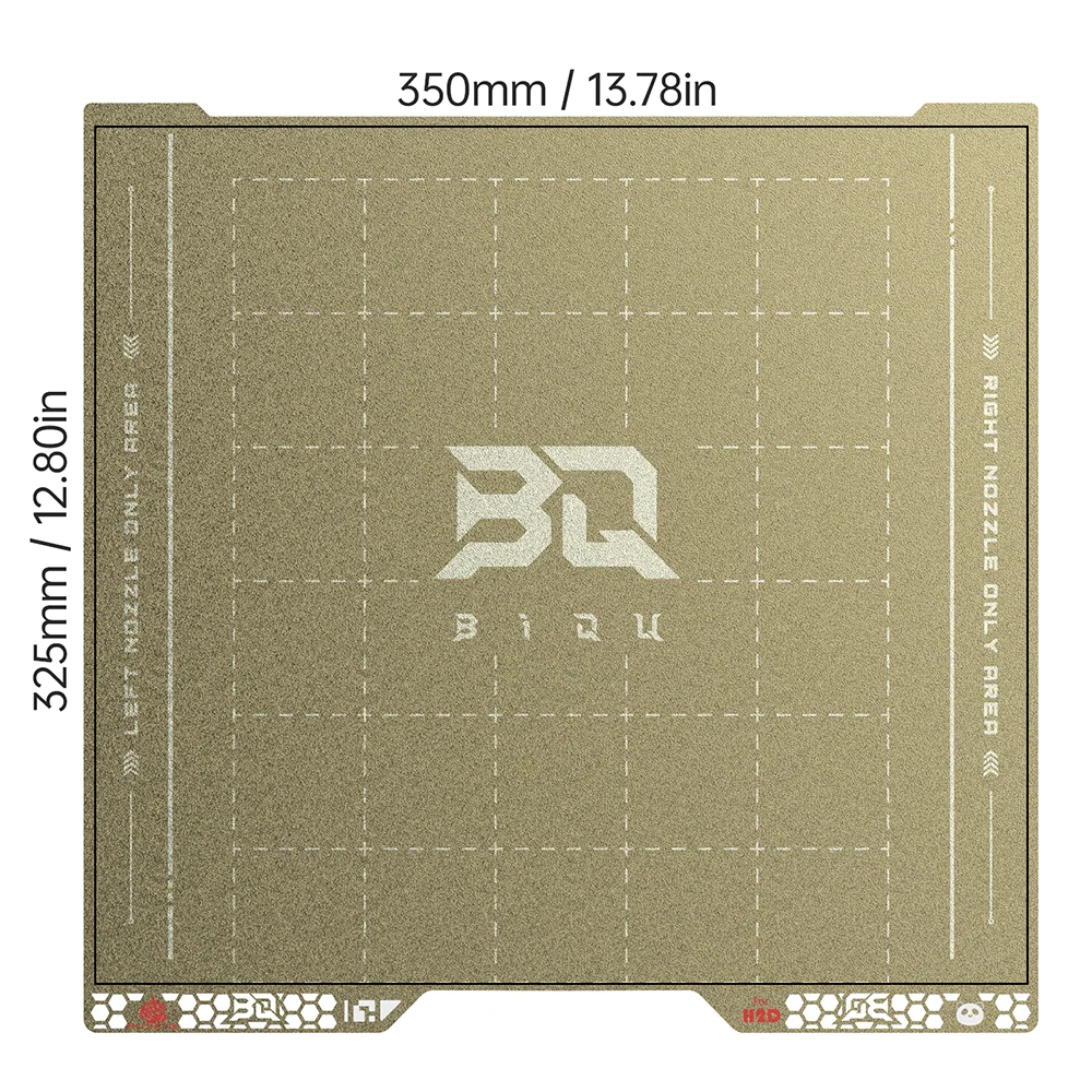 Accesorio Impresora 3D BIGTREETECH PYROGRIP DOUBLE SIDED H2D — vista en diagonal