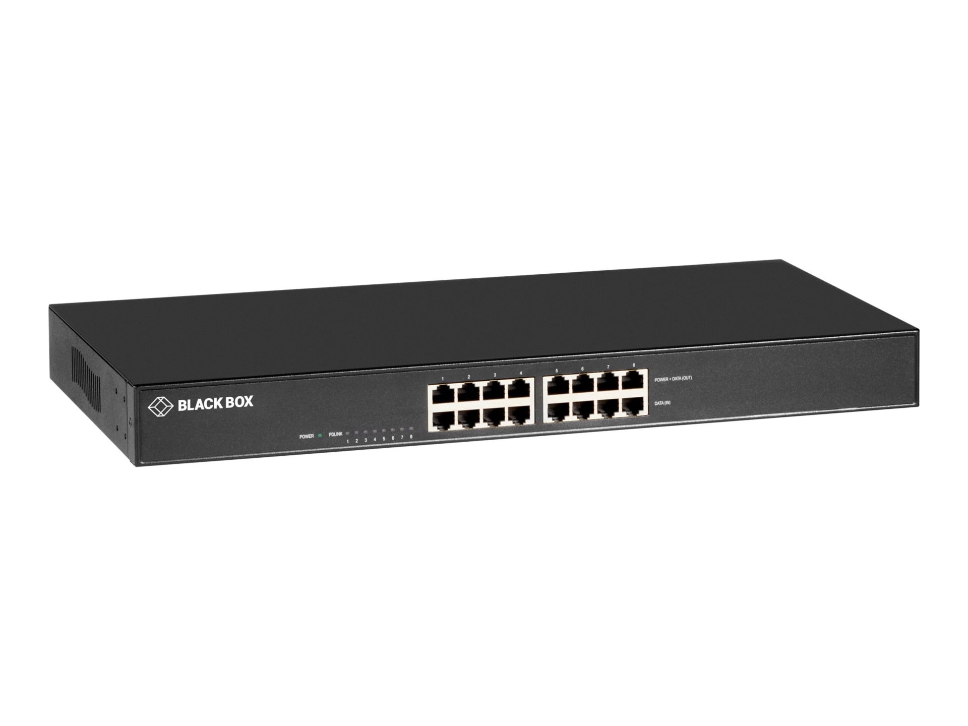 Accesorios de Redes Black Box POE+ Gigabit Ethernet Injector 8-Port - vista 2