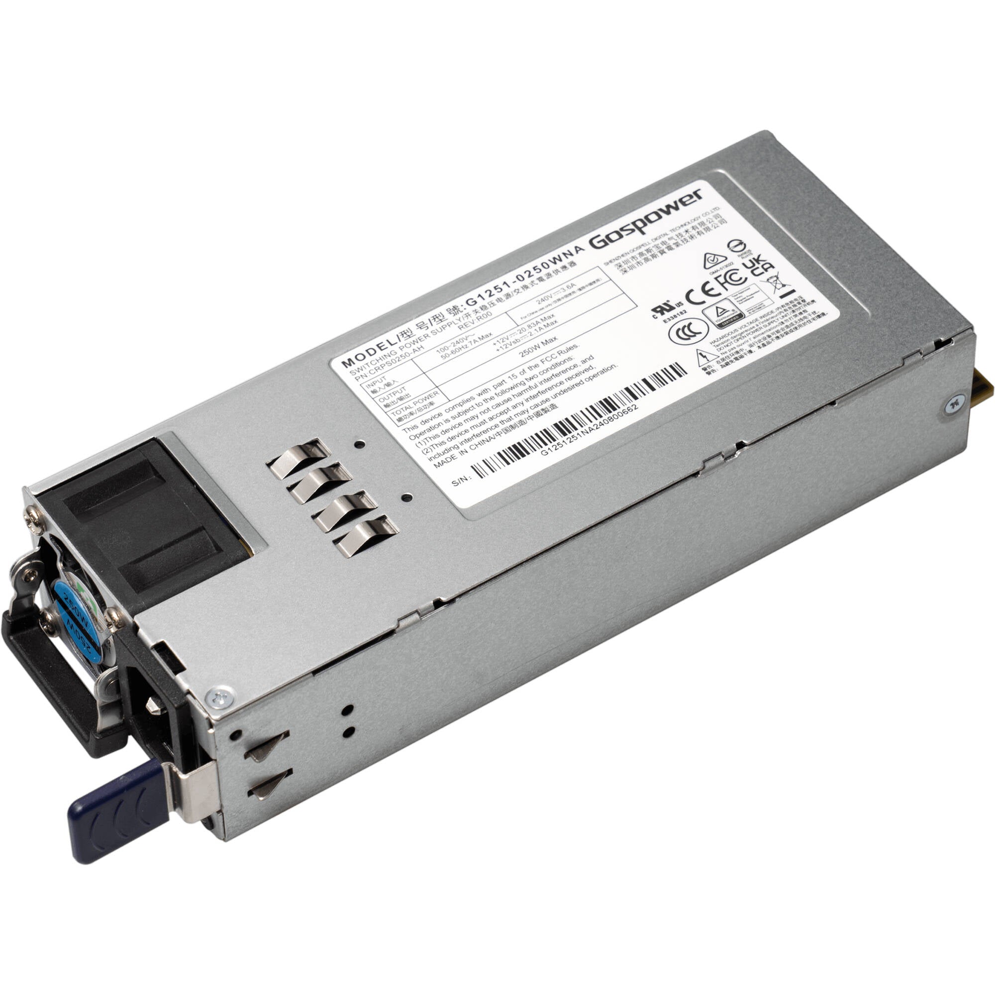 Accesorios de Redes MikroTik 250W Power Supply for CRS812 DDQ - vista principal