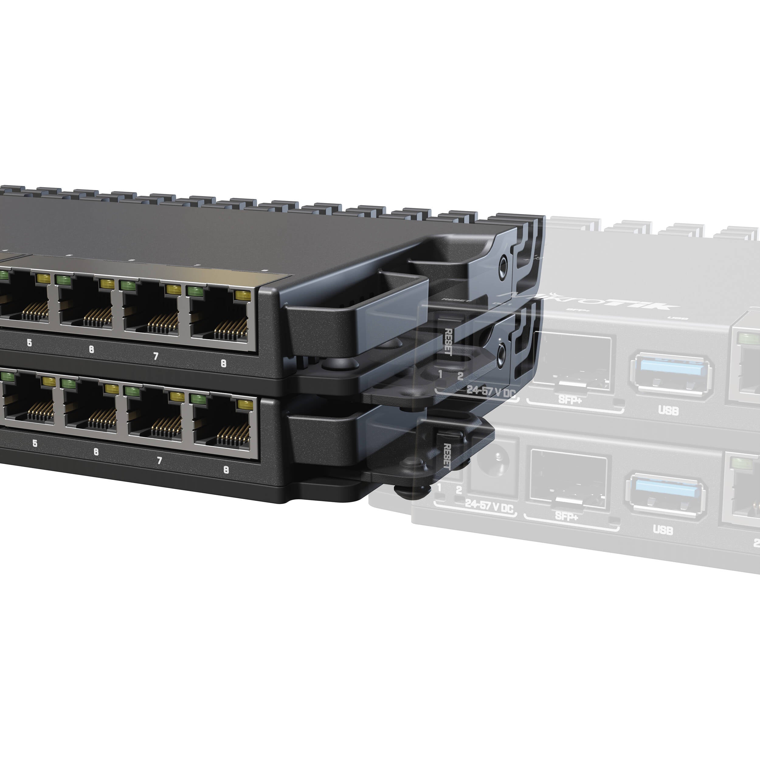 Accesorios de Redes MikroTik K-79 Rackmount Kit for RB5009 and L009 Series - vista trasera