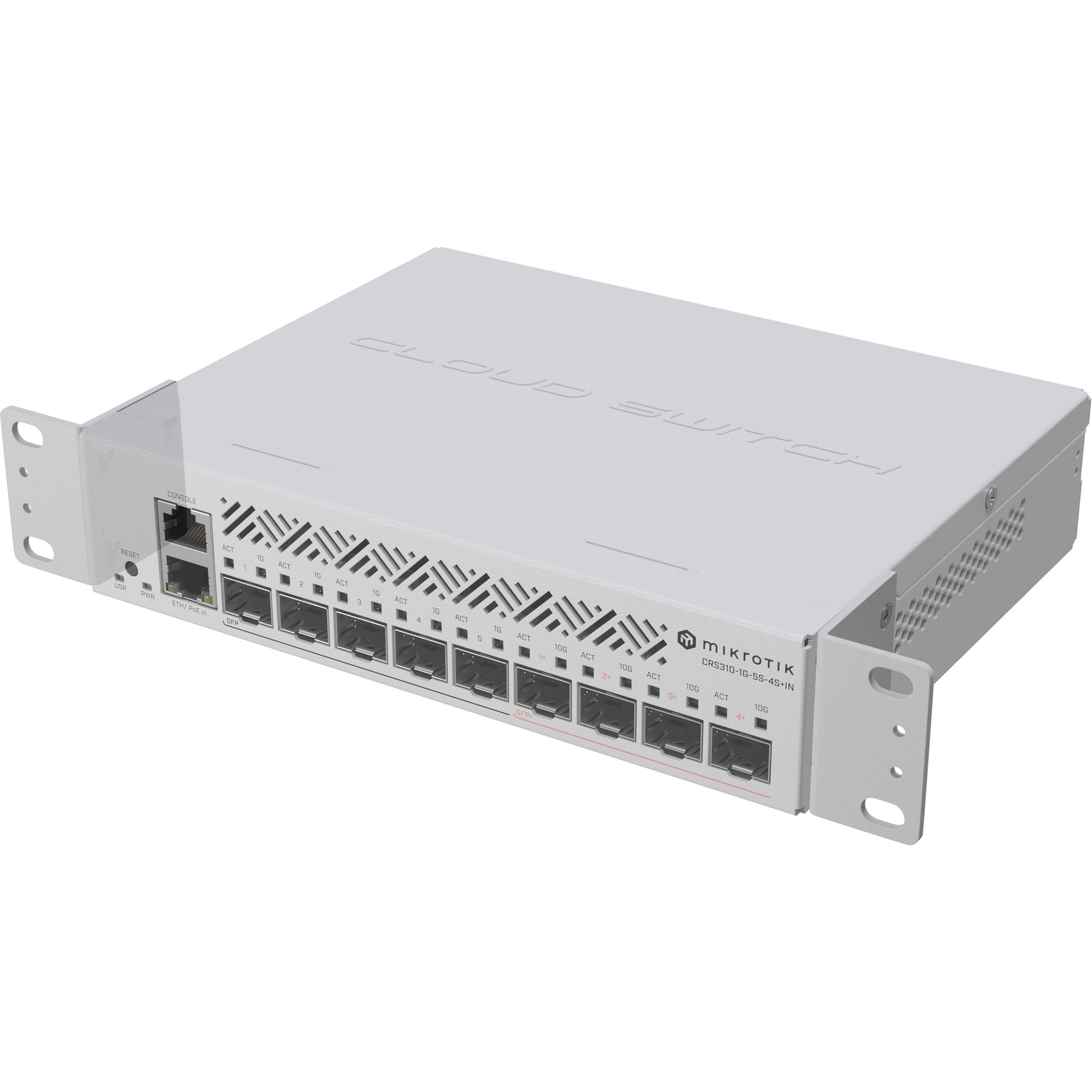 Accesorios de Redes MikroTik RMK-2/10 1U Dual or 10" Rackmount Kit - vista frontal
