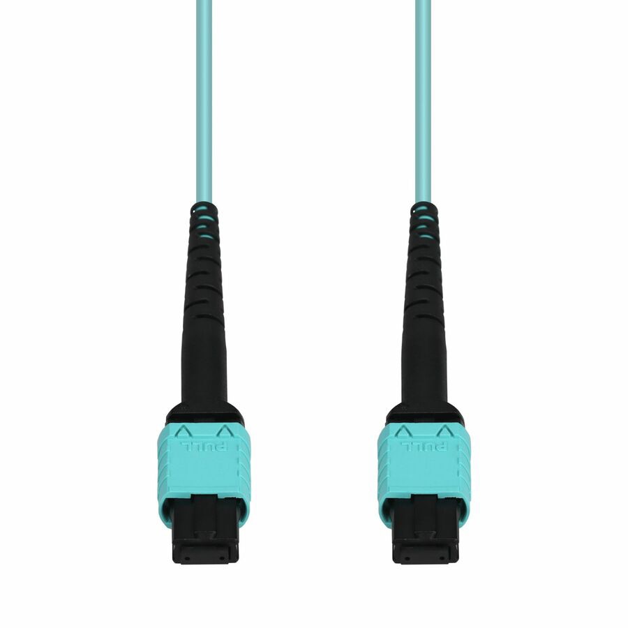 Accesorios de Redes Proline 3m MPO/UPC to MPO/UPC Aqua OM4 OFNP (Plenum-Rated) 12-Strand Type-A (Straight) Fib - vista 2