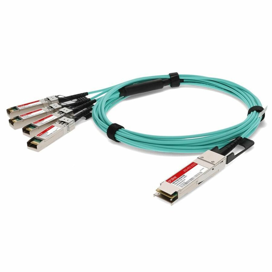 Accesorios de Redes Proline Cisco® QSFP-4X10G-AOC3M Compatible TAA Compliant 40GBase-AOC QSFP+ to 4xSFP+ Activ - vista 2