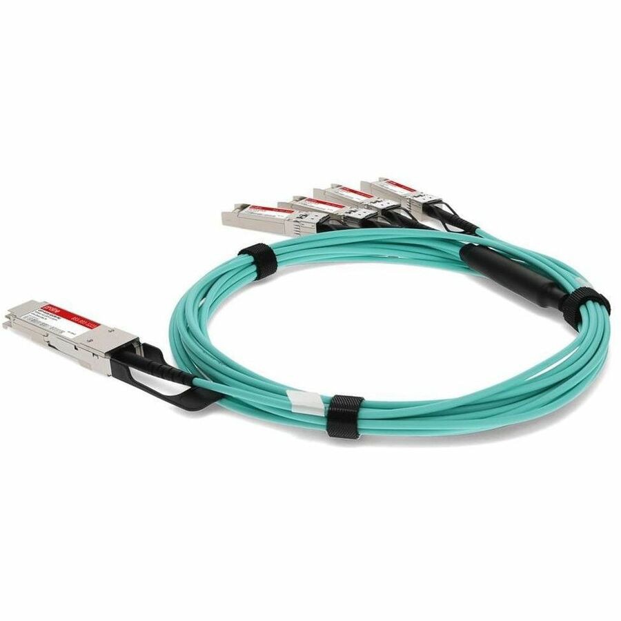 Accesorios de Redes Proline Cisco® QSFP-4X10G-AOC3M Compatible TAA Compliant 40GBase-AOC QSFP+ to 4xSFP+ Activ - vista 4
