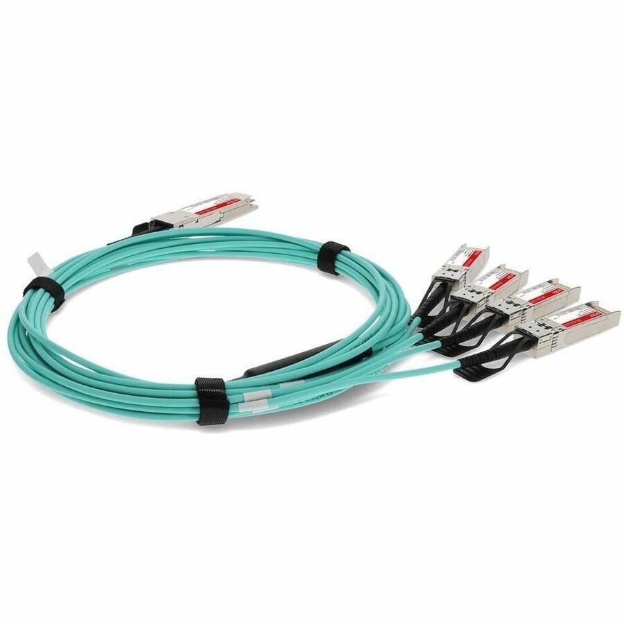Accesorios de Redes Proline Cisco® QSFP-4X10G-AOC3M Compatible TAA Compliant 40GBase-AOC QSFP+ to 4xSFP+ Activ - vista 6