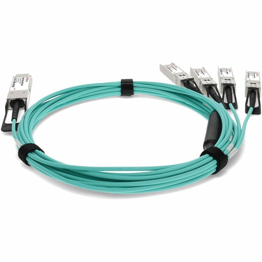 Accesorios de Redes Proline Cisco® QSFP-4X10G-AOC7M Compatible TAA Compliant 40GBase-AOC QSFP+ to 4xSFP+ Activ - vista 4