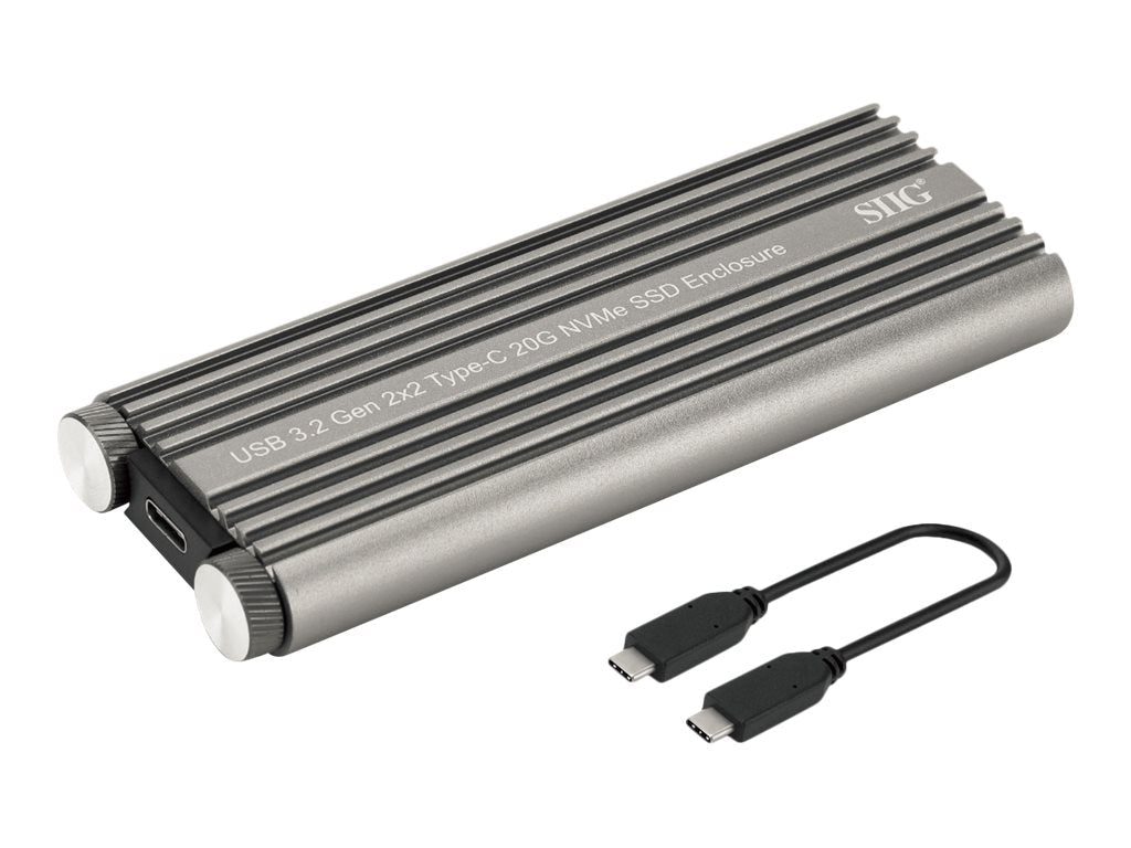 Accesorios de Redes SIIG USB 3.2 Gen 2x2 Type-C 20G PCIe NVMe SSD Enclosure - vista 2