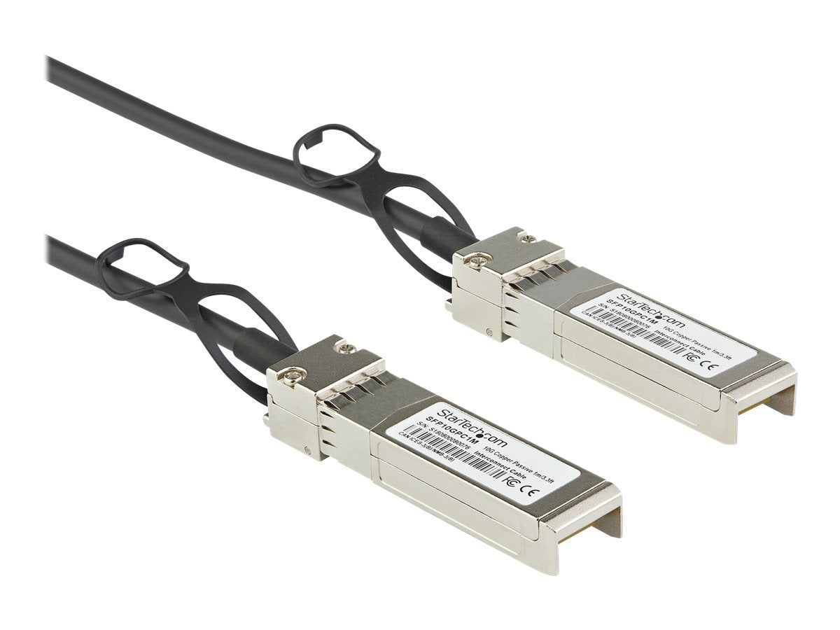 Accesorios de Redes StarTech.com StarTech 2m SFP+ to SFP+ Direct Attach Cable - vista 2