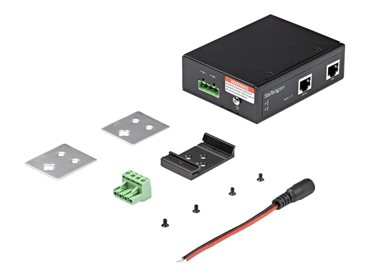 Accesorios de Redes StarTech.com StarTech Industrial Gigabit Ethernet PoE Injector - vista 5