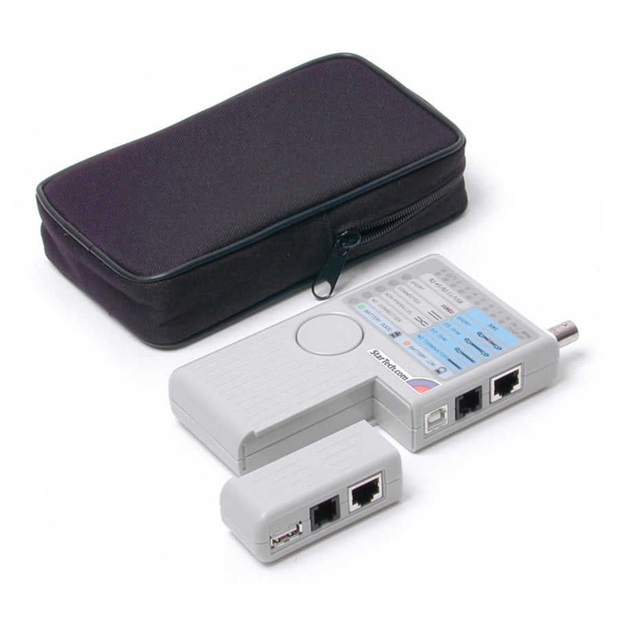 Accesorios de Redes StarTech.com StarTech Professional Multi Function RJ45 RJ11 USB and BNC Cable Tester - vista 2