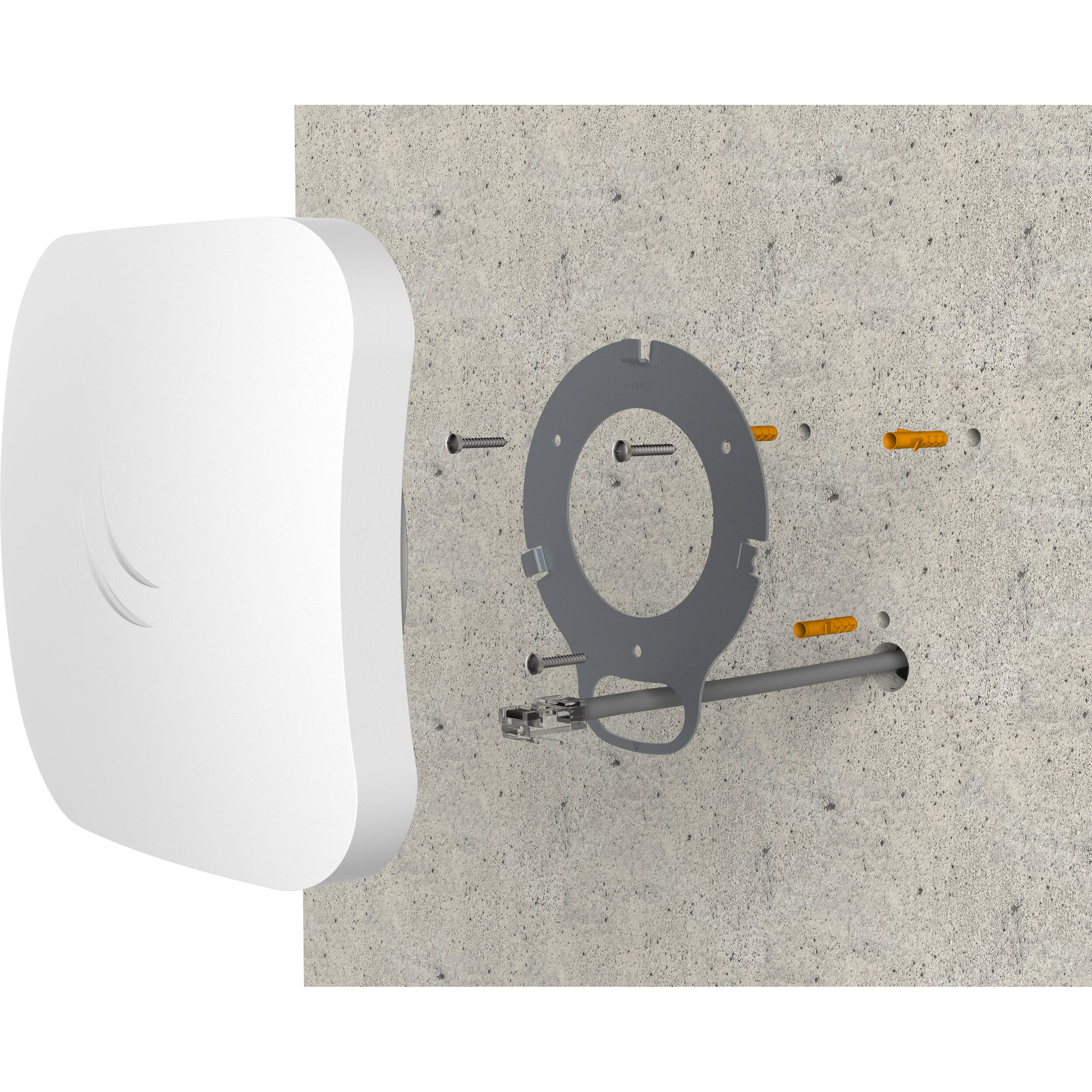 Access Point MikroTik cAP ac AC1200 Dual-Band Wi-Fi Access Point - vista trasera
