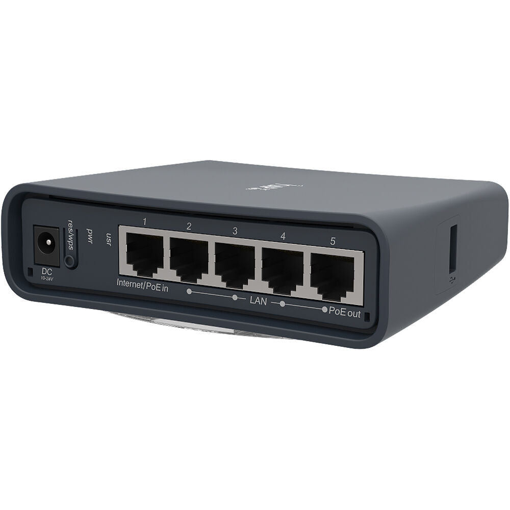 Access Point MikroTik hAP ac lite TC AC750 Dual-Band Wi-Fi 5 Access Point - vista frontal