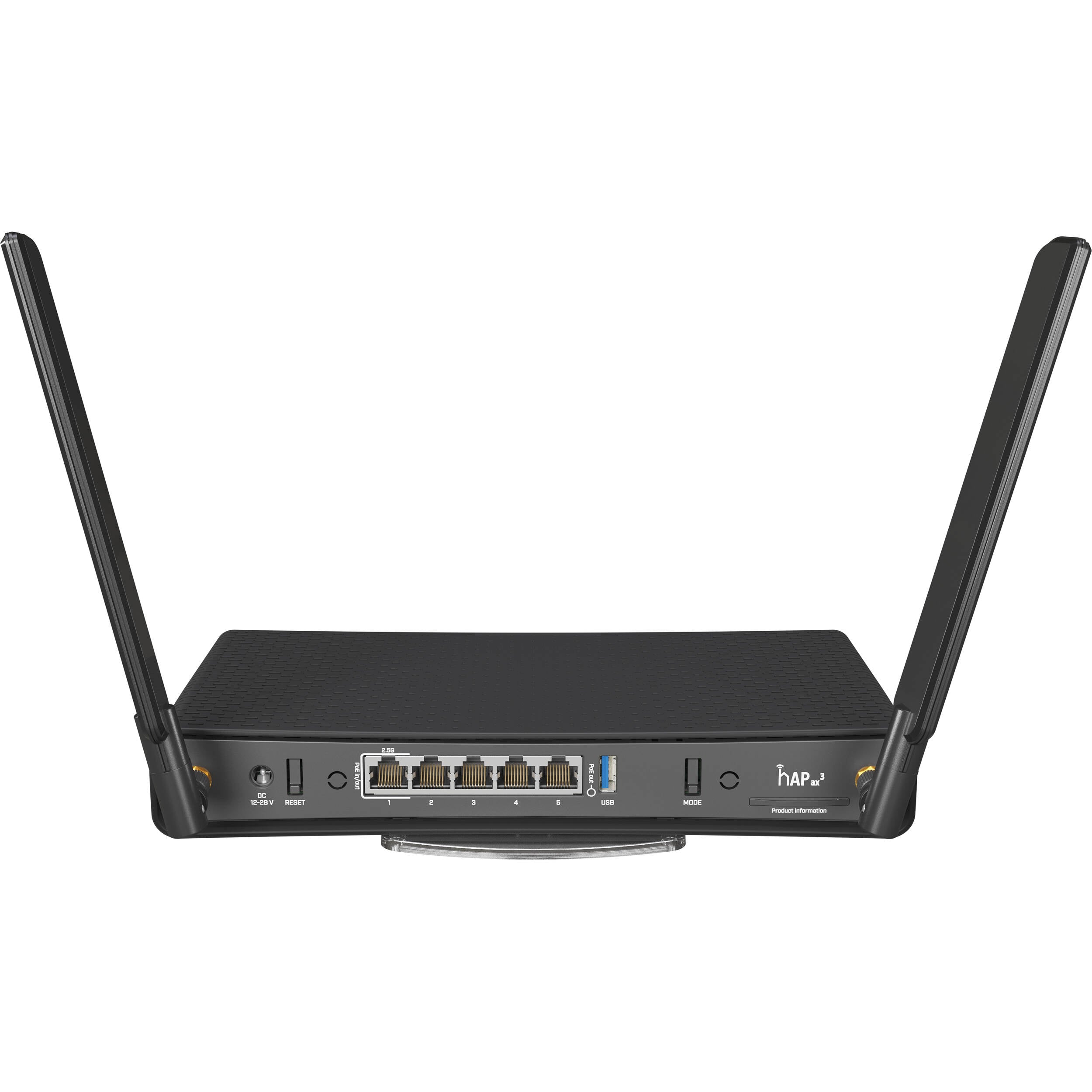 Access Point MikroTik hAP ax3 AX1800 Dual-Band Wi-Fi 6 Access Point - vista trasera