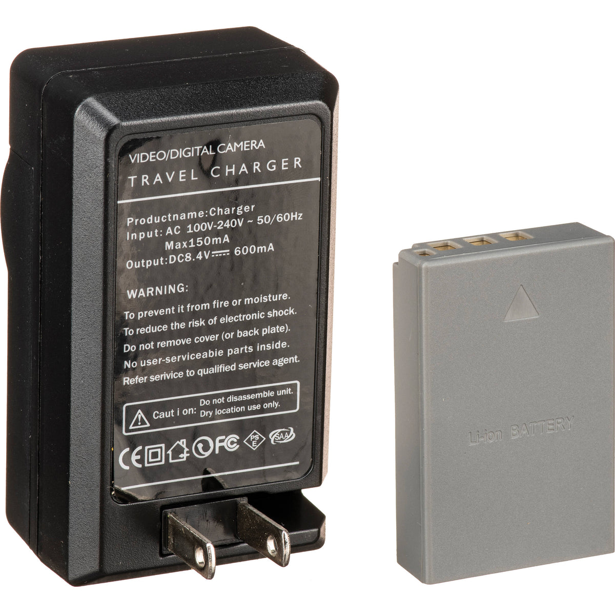 Adaptador de Corriente Bescor BLS50 Coupler, ,, & D-Tap Adapter Kit para Select Olympus Cameras - vista frontal