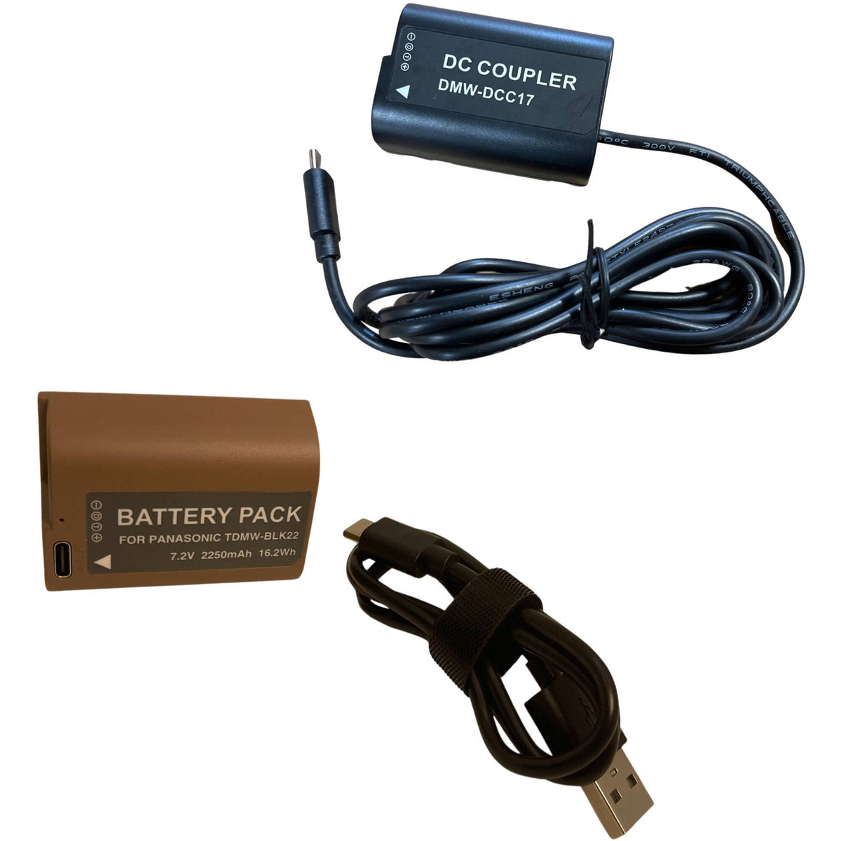 Adaptador de Corriente Bescor DMWBLL22UB & DMWBLK22USBC USB-C Dummy Kit - vista principal