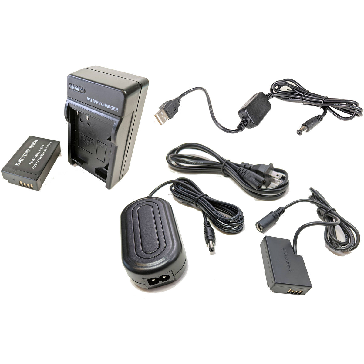 Adaptador de Corriente Bescor DRE18 ,, Coupler, & 5V USB Adapter Kit para Select Canon Digital Cameras - vista principal