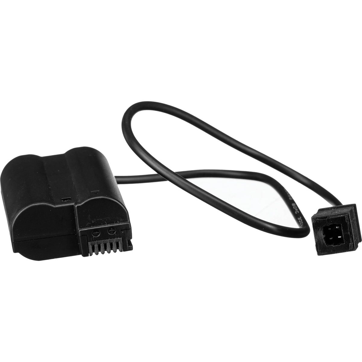 Adaptador de Corriente Bescor ENEL15 ,, Coupler & Kit para Select Nikon Cameras - vista lateral