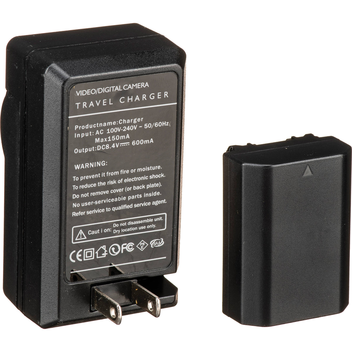 Adaptador de Corriente Bescor FZ100 ,, Coupler & Kit para Select Sony Cameras - vista frontal