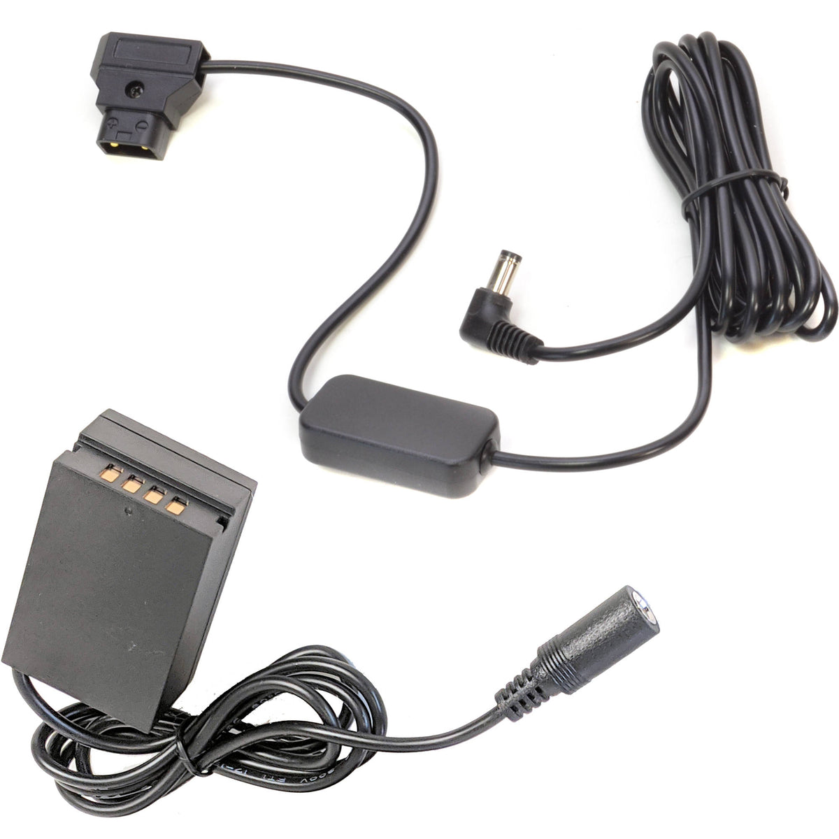 Adaptador de Corriente Bescor NP-T125 Coupler to D-Tap Adapter para Select FUJIFILM Medium Format Mirrorless Cameras - vista 