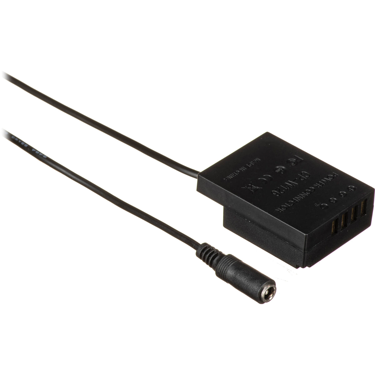Adaptador de Corriente Bescor NPW126S ,, Coupler, & 5V USB Adapter Kit para Select FUJIFILM Cameras - puertos y conexiones