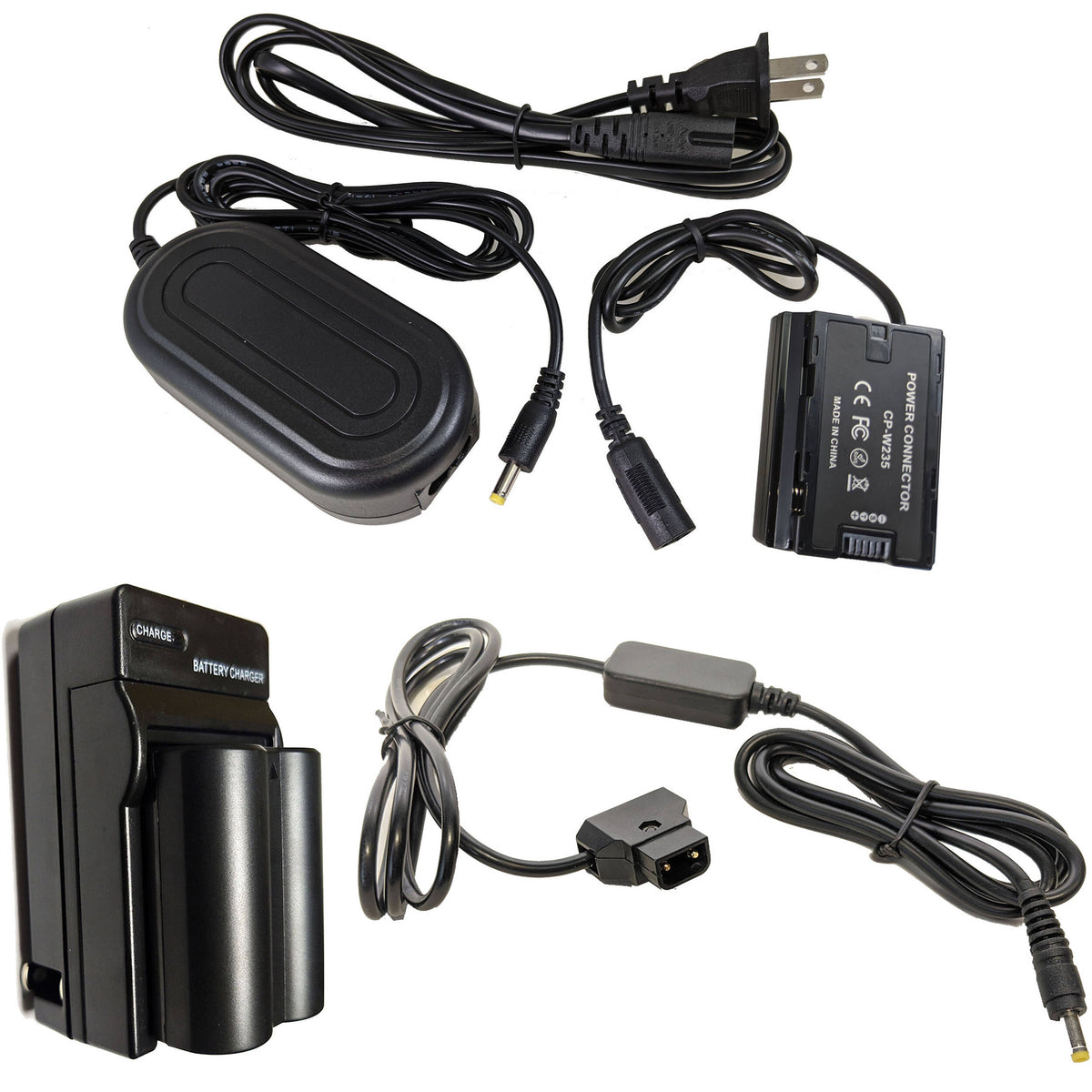 Adaptador de Corriente Bescor NPW235 Coupler, ,, & D-Tap Adapter Kit para FUJIFILM X-T4 Digital Camera - vista principal