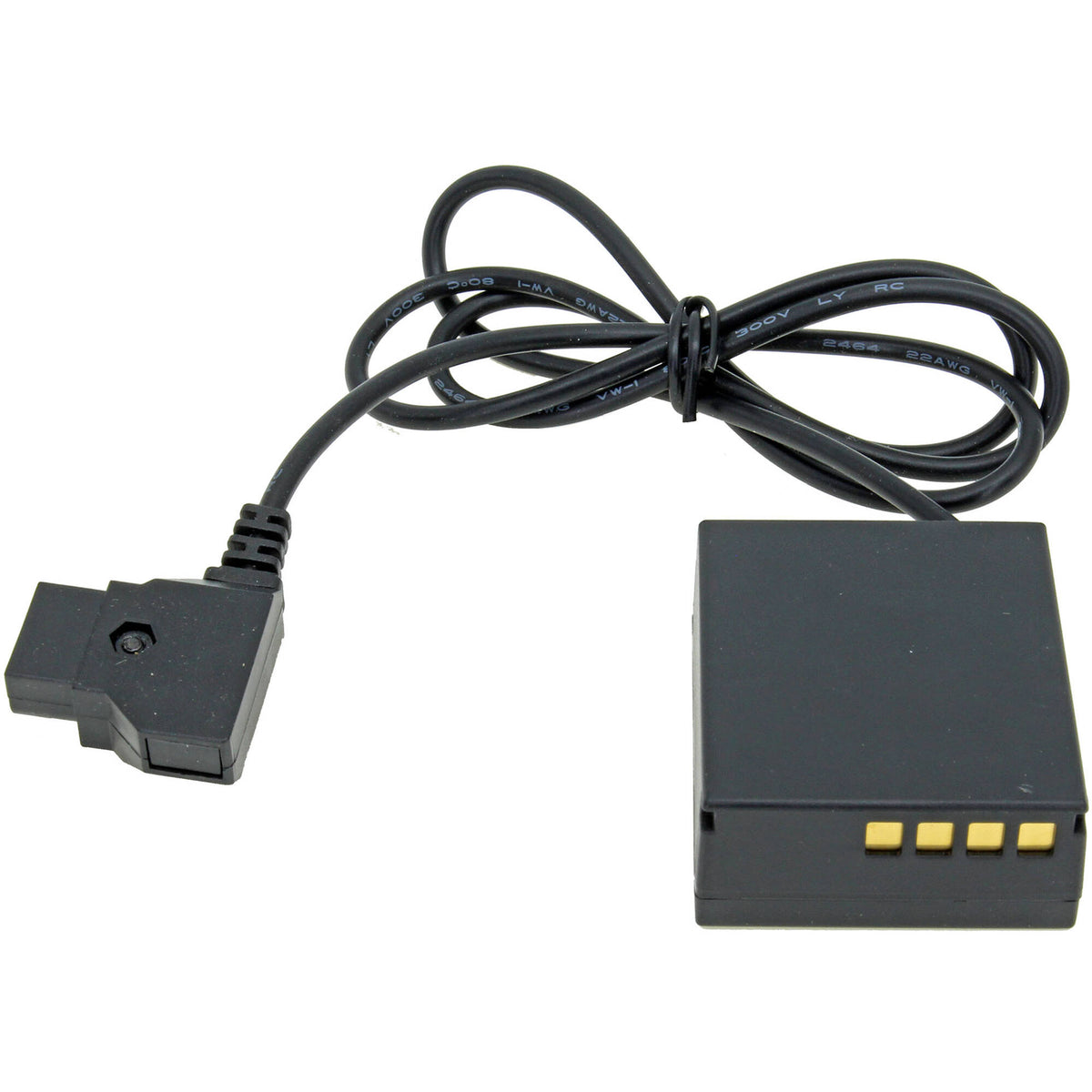 Adaptador de Corriente GyroVu D-Tap to Olympus BLH-1 Intelligent Dummy (30") - vista trasera