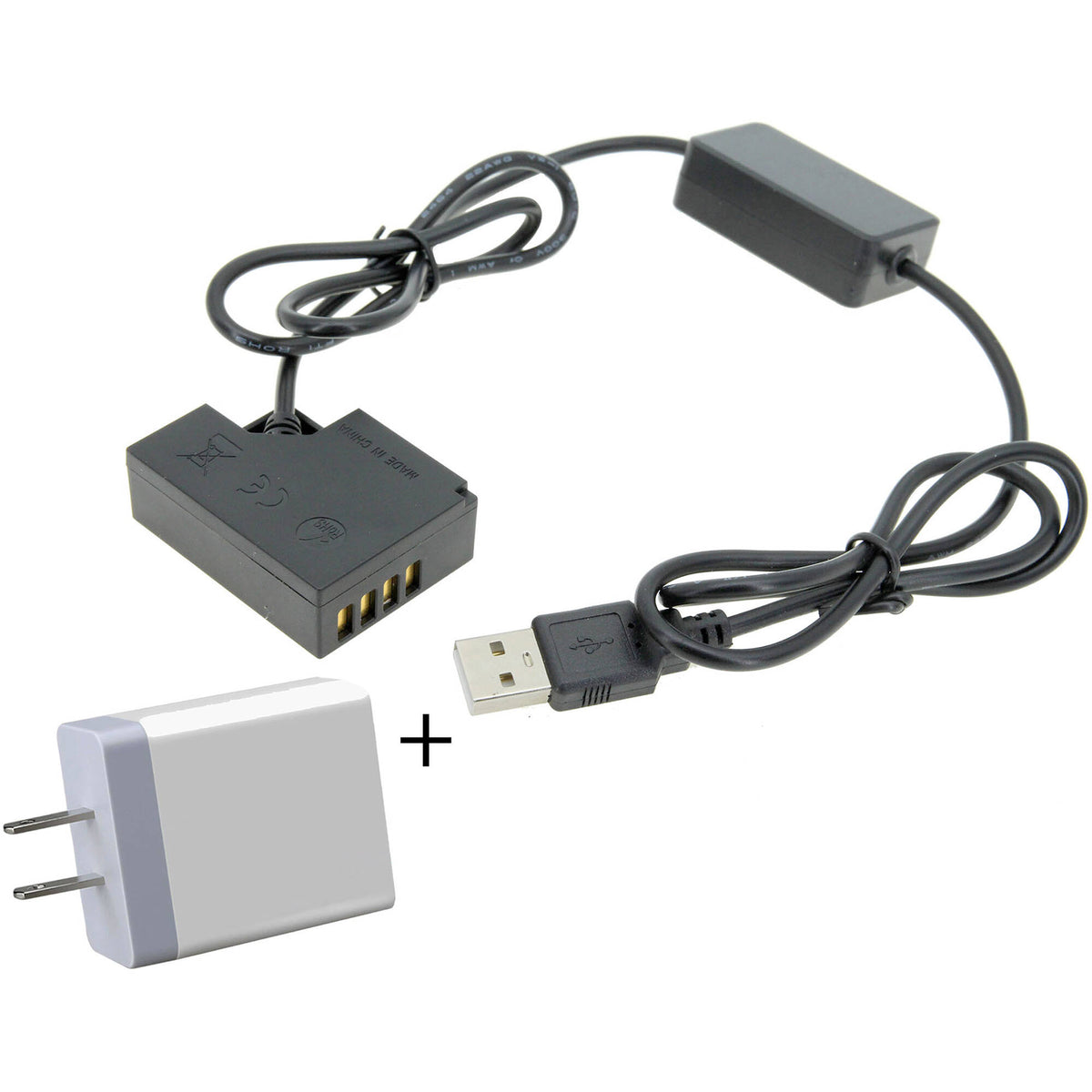 Adaptador de Corriente GyroVu USB to FUJIFILM NP-W126 Dummy Intelligent Cable con 3.1A Power Supply (40") - vista principal