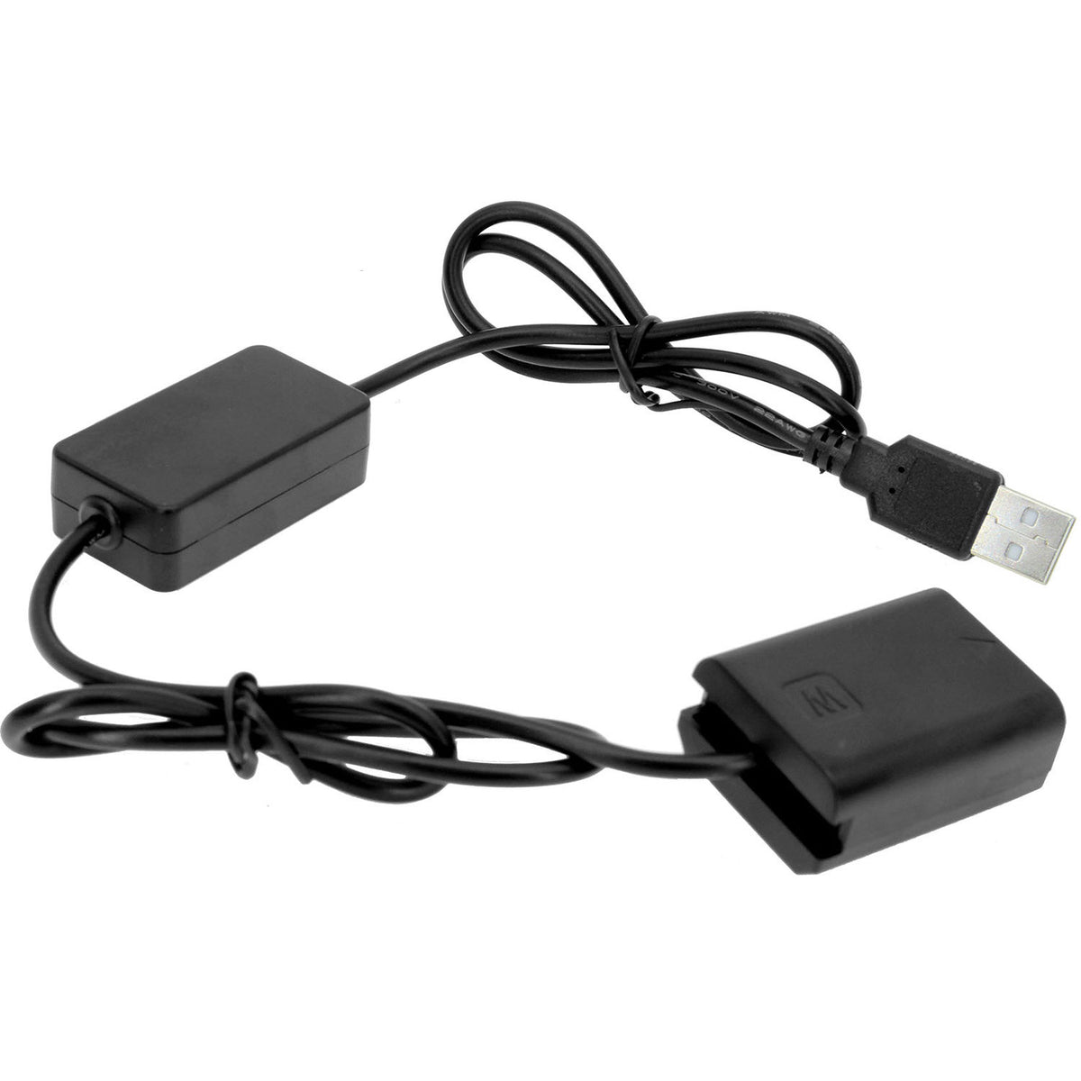 Adaptador de Corriente GyroVu USB to Sony NP-FW50 Dummy Intelligent Cable (40") - vista trasera