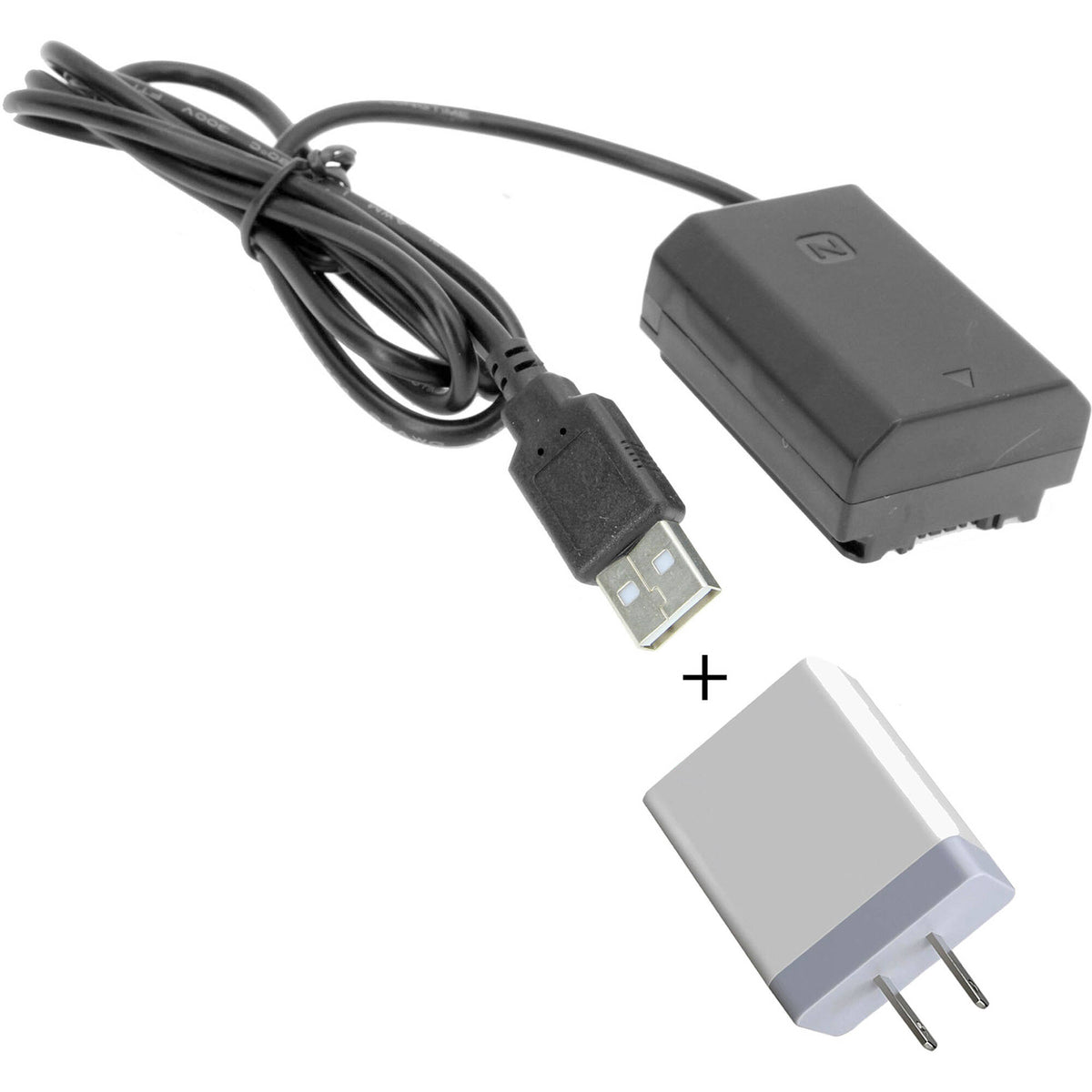 Adaptador de Corriente GyroVu USB to Sony NP-FZ100 Dummy Intelligent Cable con 3.1A Power Supply (40") - vista principal