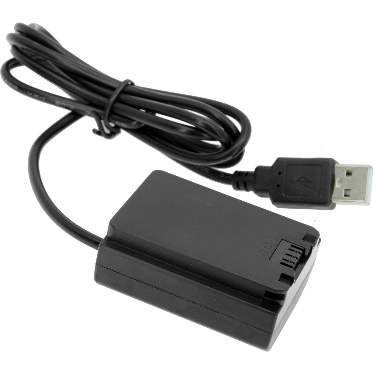 Adaptador de Corriente GyroVu USB to Sony NP-FZ100 Dummy Intelligent Cable (40") - vista lateral