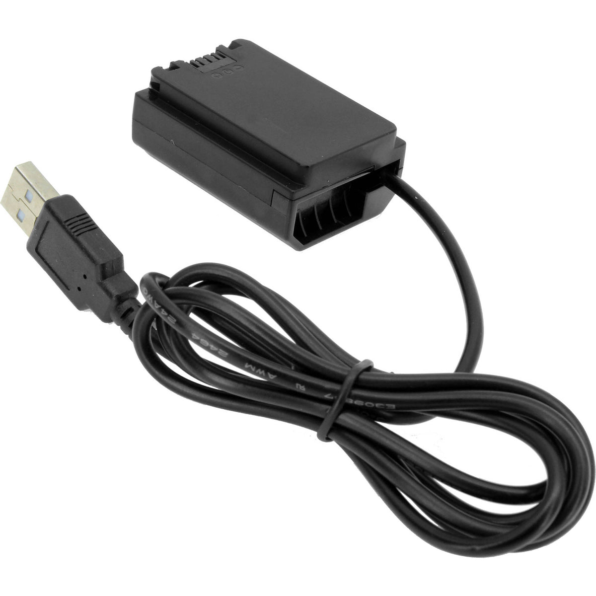 Adaptador de Corriente GyroVu USB to Sony NP-FZ100 Dummy Intelligent Cable (40") - puertos y conexiones