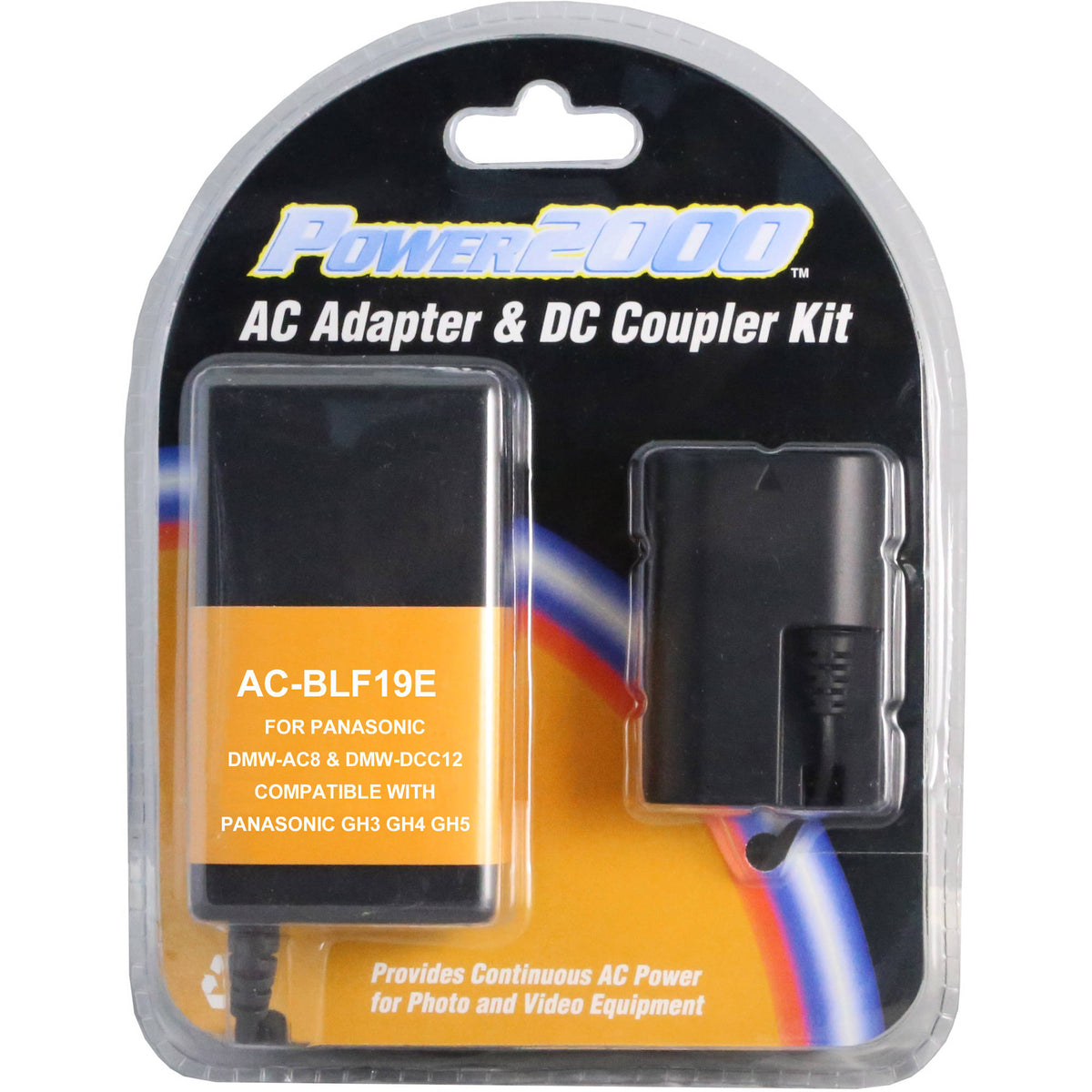 Adaptador de Corriente Power2000 AC-BLF19E y Kit - vista frontal