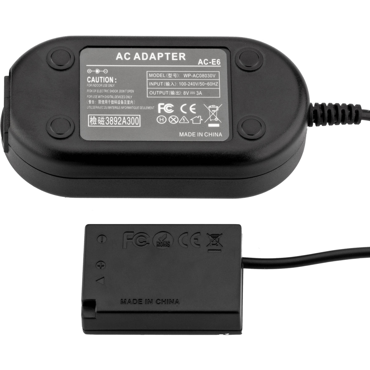 Adaptador de Corriente Watson CBA-C2 - vista trasera